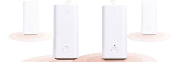 Vilo routers that are meshed to provide whole home coverage